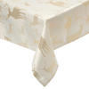 TISCHDECKE Weihnachten mit Hirsch-Motiv, gold, 130/275 cm - Goldfarben, Textil (132/274cm) - Homescapes