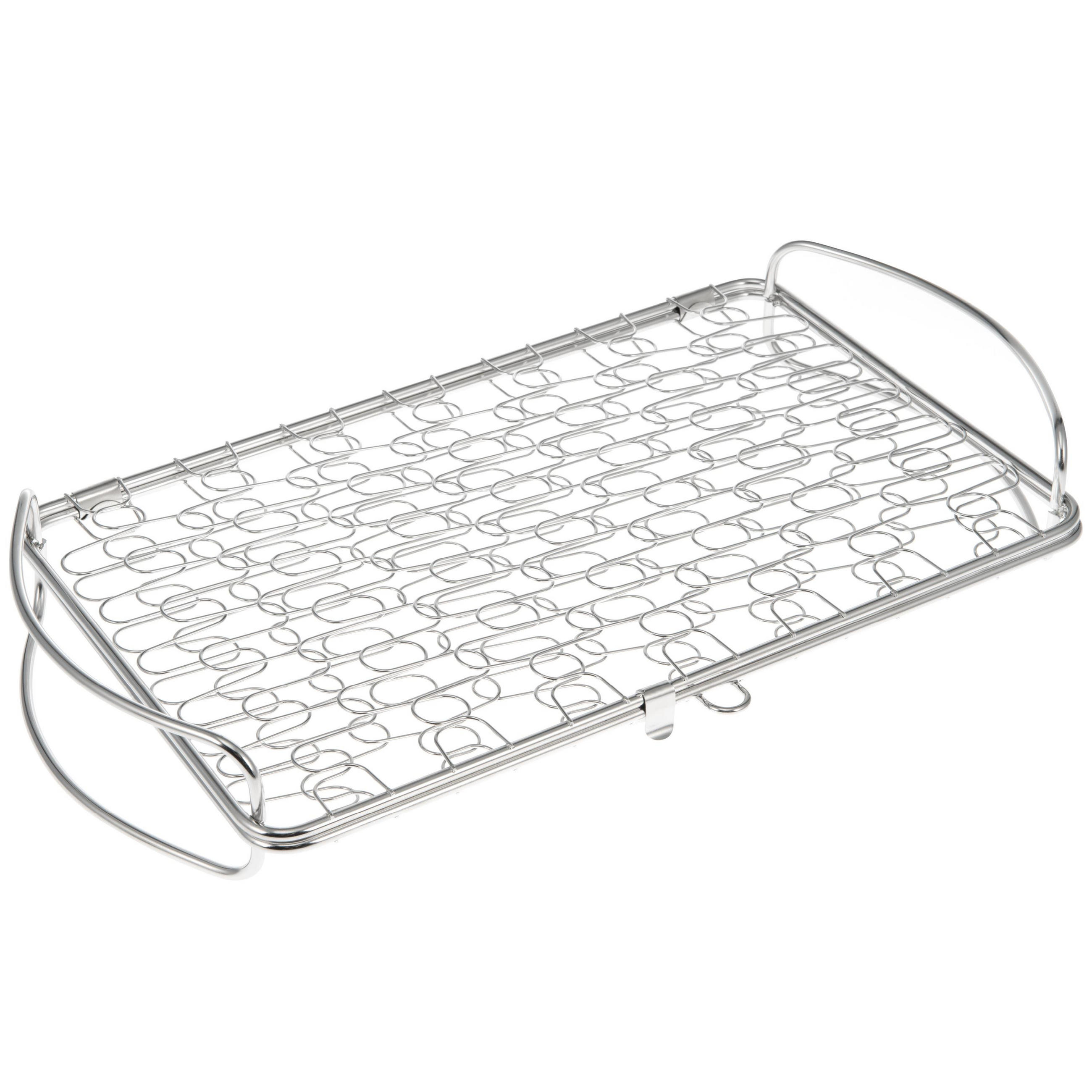 GRILLKORB, Edelstahl - Edelstahlfarben, Metall (42/24/8cm) - bremermann