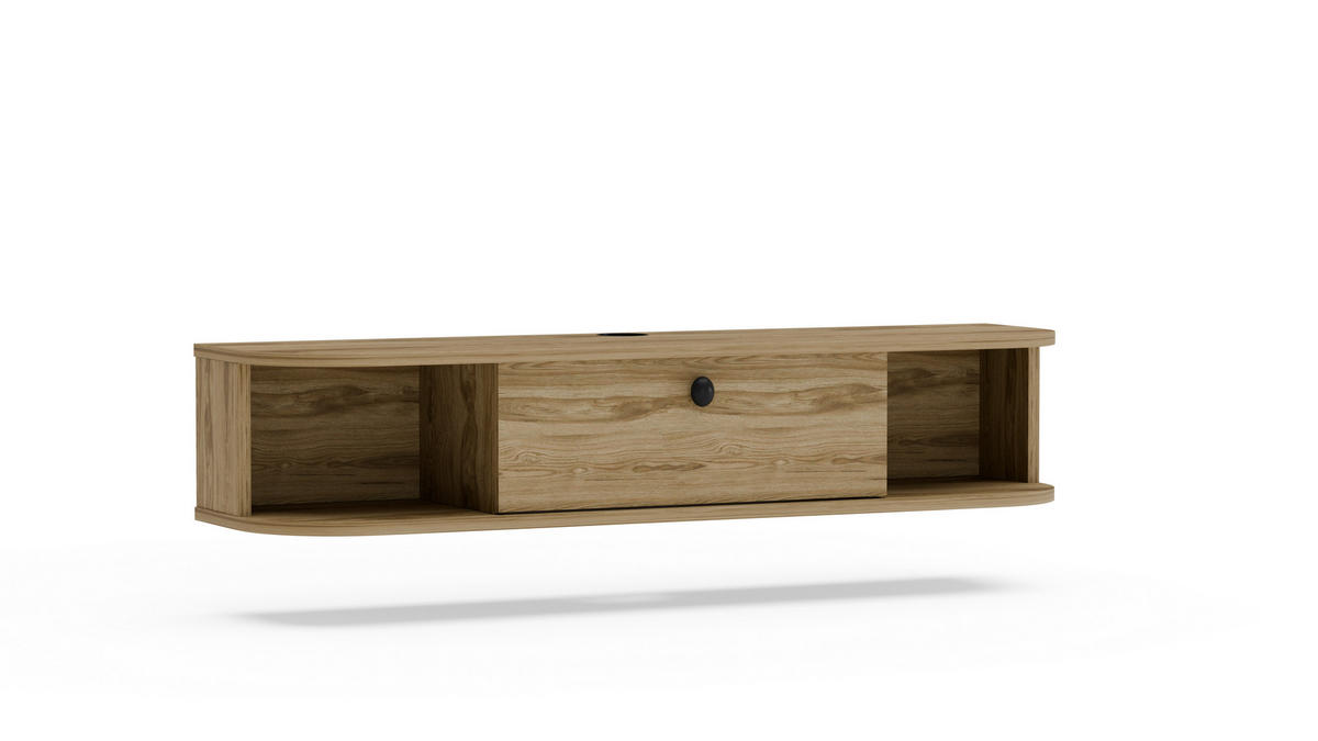 TV-ELEMENT Ibarra 120 cm Oud - Braun, Holzwerkstoff (120/23.4/29.6cm) - Decorotika