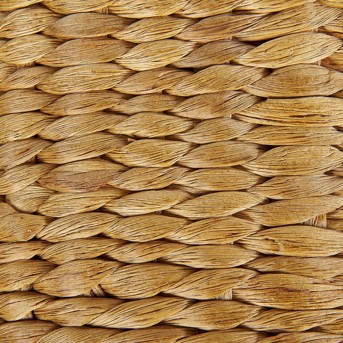 POUF Naturfarben Bichir - Naturfarben, Naturmaterialen (40/40/40cm) - Beliani