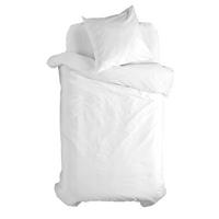 BETTBEZUG 2er-Set teiliges basic 155x220 cm (komfortgrösse) weiss - Weiß, Textil (155/220cm) - Happy Friday