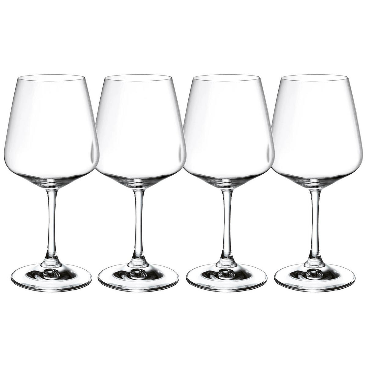 ROTWEINGLÄSER Ovid transparent 590 ml 4er Set - Transparent, Glas (0.59L) - Villeroy & Boch