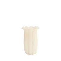 VASE Sedona Weiß Ø16/27 cm - Weiß, Glas (16/27cm) - Light & Living