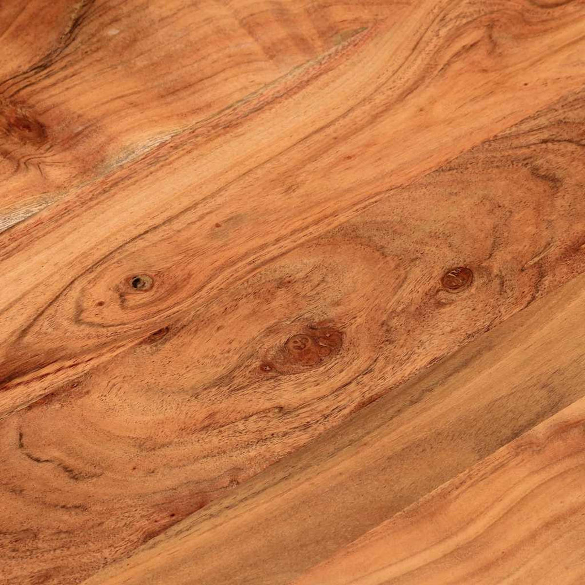 TISCHPLATTE Ø40/2,5 Cm Rund Massivholz Akazie - Naturfarben, Holz (40/40/2.5cm) - vidaXL