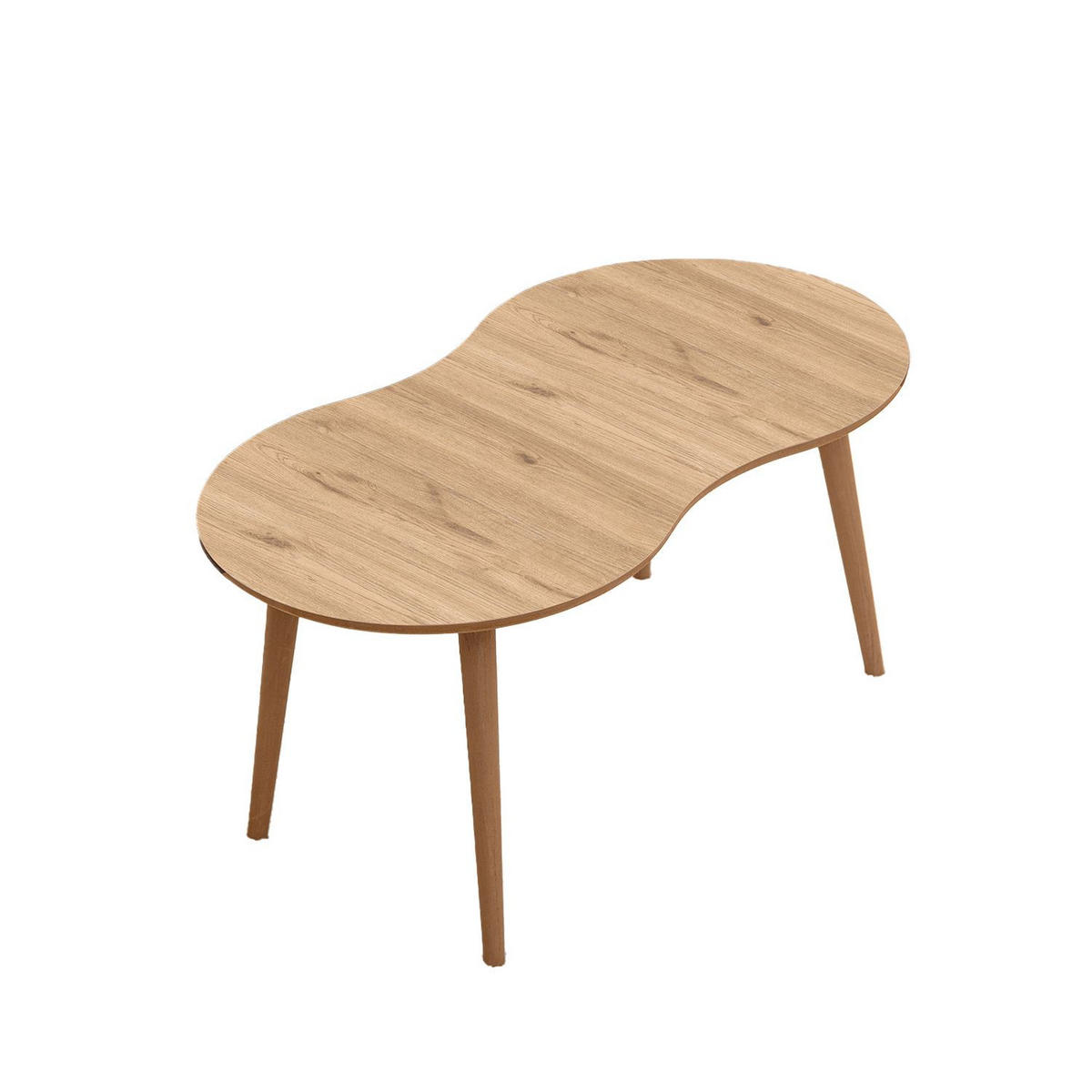 COUCHTISCH moon Braun - Braun, Holz (99/54/45cm) - Habitat Garten