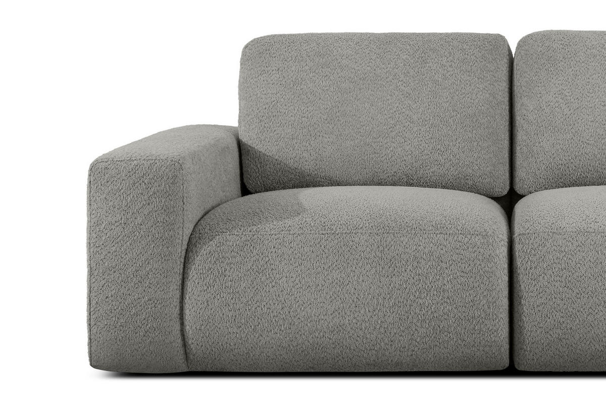 3-SITZER SOFA ZUCCO, Dunkelaschgrau - Dunkelgrau, Holz/Holzwerkstoff (292/85/100cm) - KONSIMO®