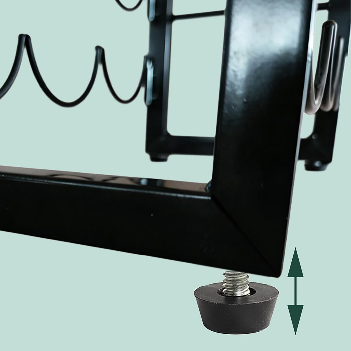 WEINREGAL - Schwarz, Metall (35/36/17cm) - Relaxdays