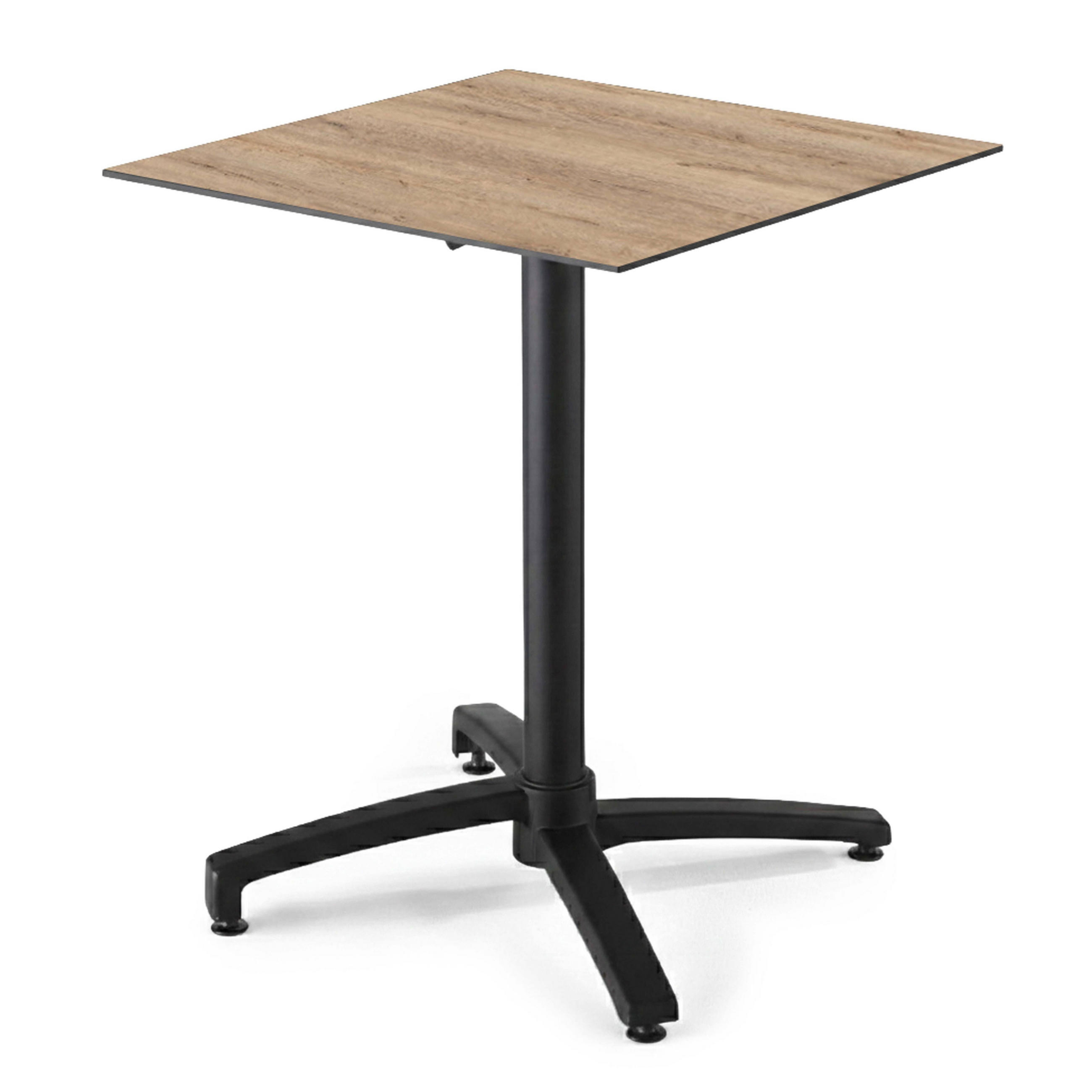 Oviala Terrassentisch, Braun 70x72x70 cm