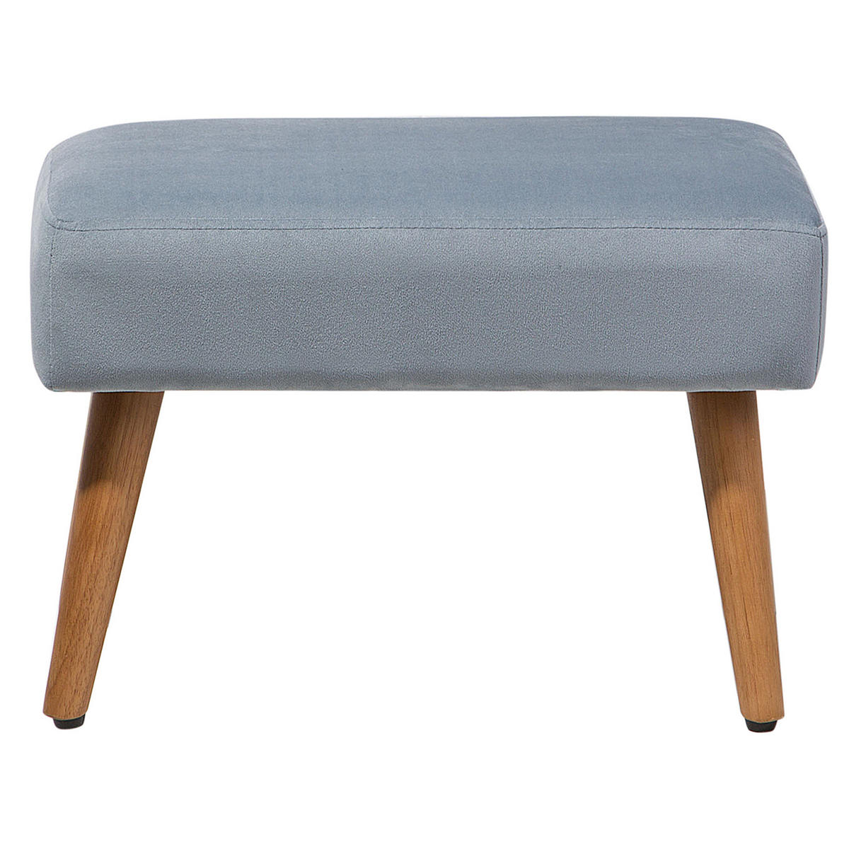 HOCKER Takoma 30/50/35 cm - Grau, Textil (50/35/30cm) - Beliani