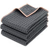 REINIGUNGSTÜCHER, 3er-Set, 80% Polyester, 20% Polyamid - Anthrazit, Textil (40/60cm) - Zollner