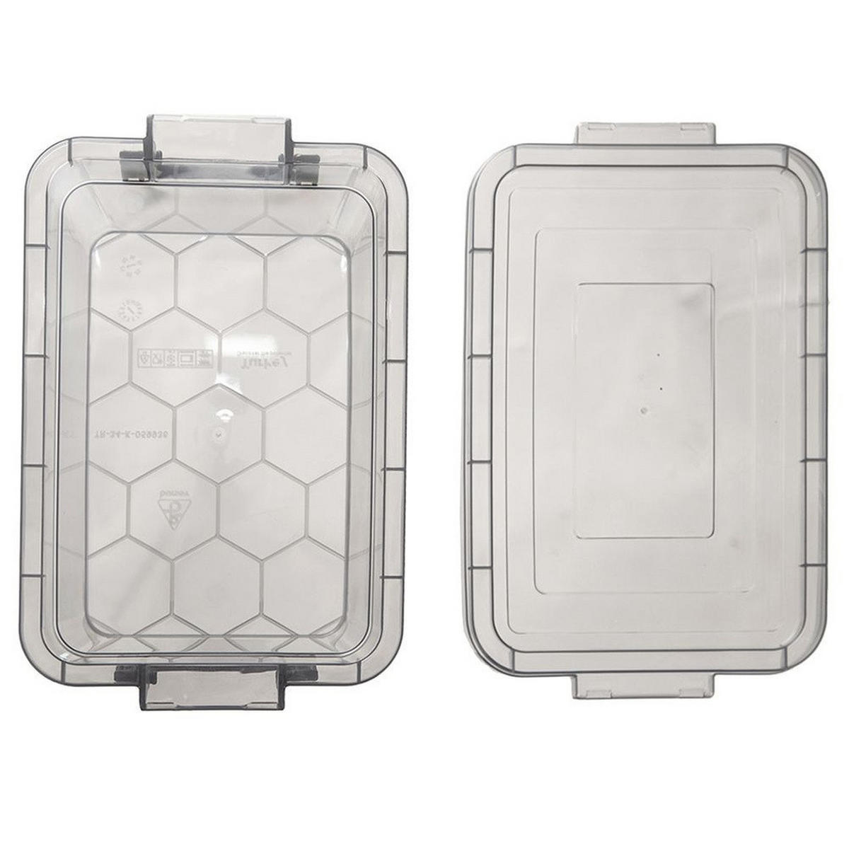 VORRATSBOX Stapelbar 9 l Dunkelgrau - Dunkelgrau, Kunststoff (24/15.5/37.5cm) - Orion 
