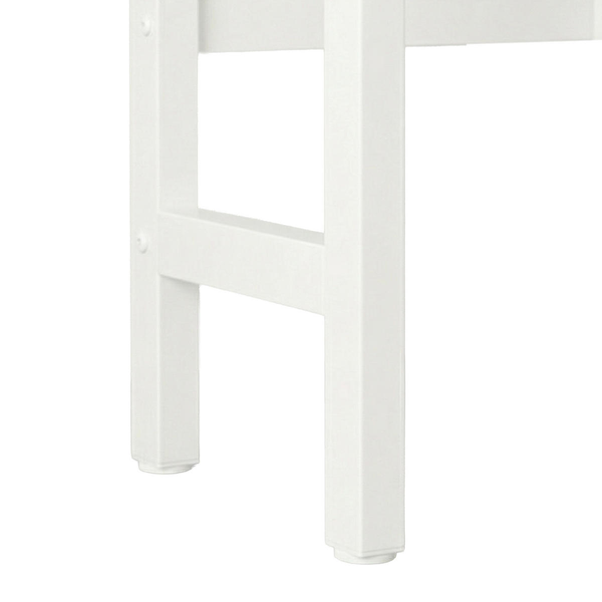 TOILETTENREGAL - Weiß, Holzwerkstoff/Metall (80/161/24cm) - Relaxdays