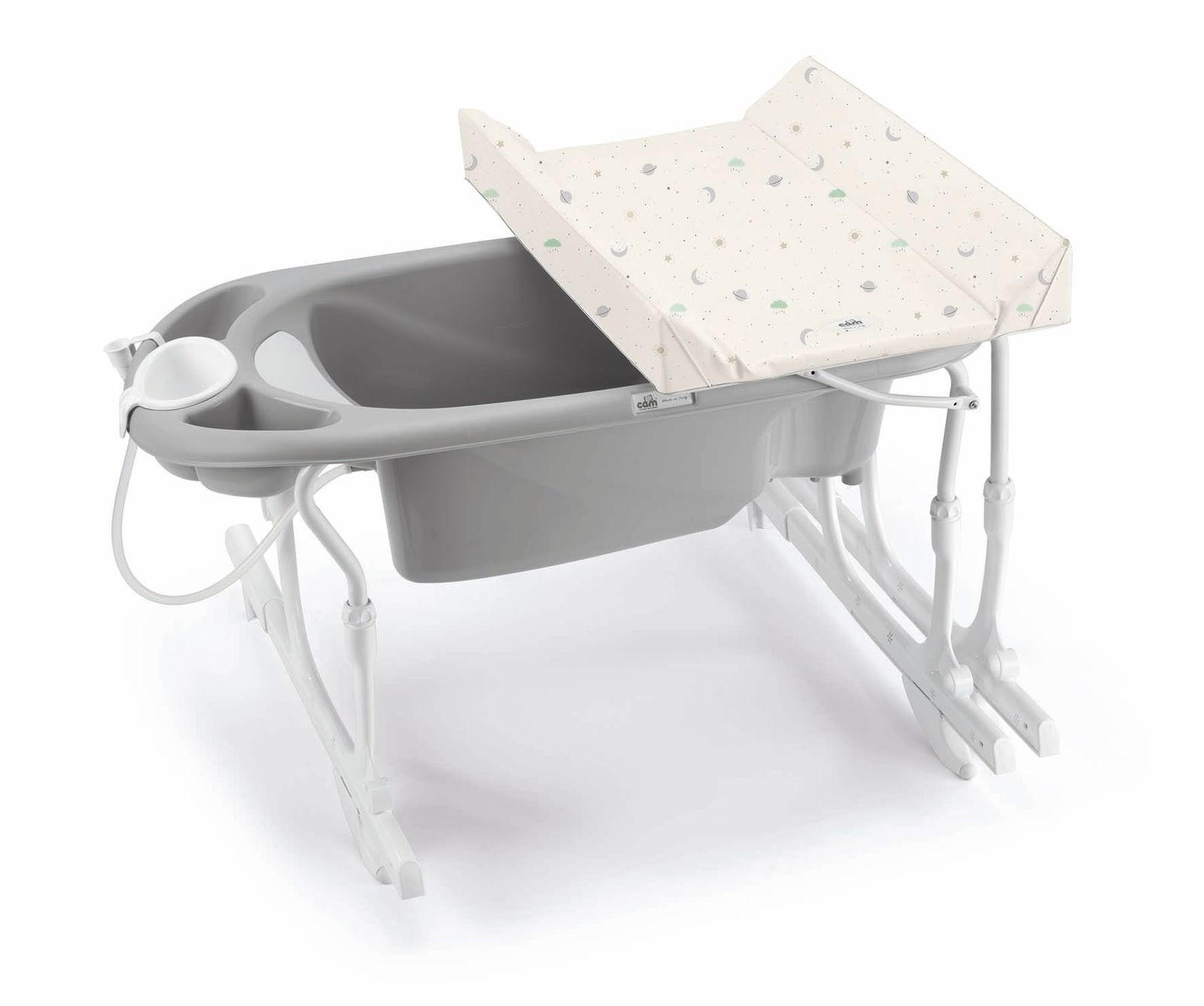 Cam il Mondo del Bambino S.p.A. Baby-Badewanne Dunkelgrau 78x140 cm
