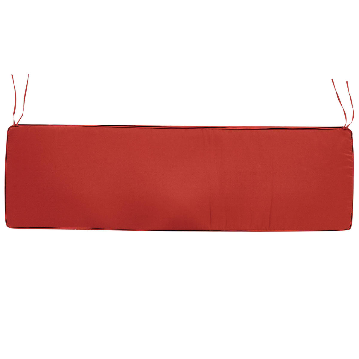SITZBANKPOLSTER KISSEN Rot Vivara - Rot, Textil (169/5/50cm) - Beliani