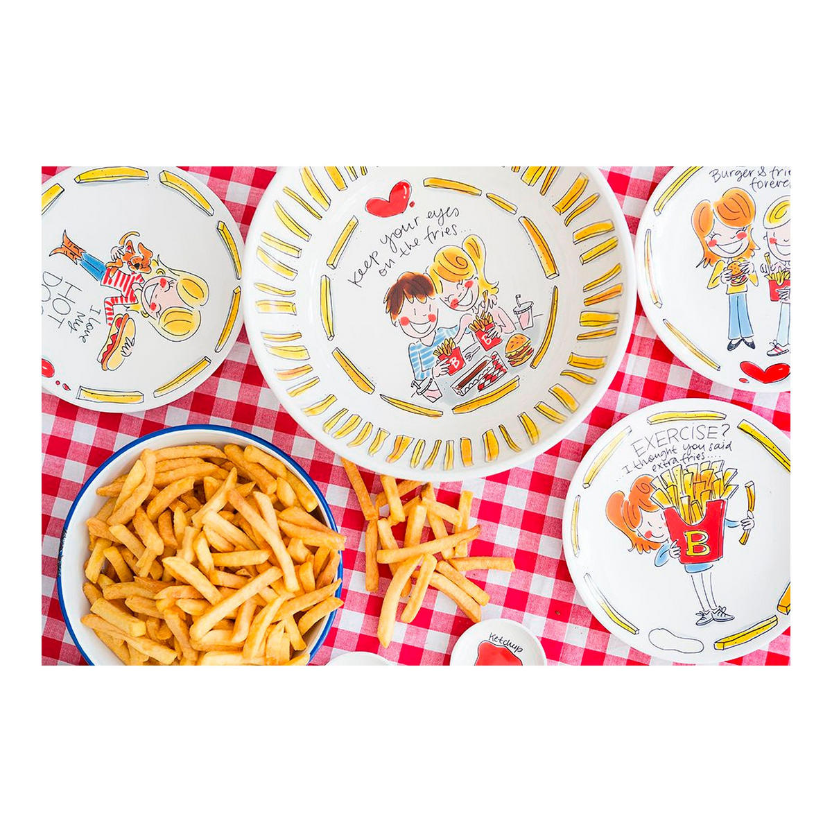 TISCHDECKE Snack in Bunt - 140 x 240cm - Multicolor, Kunststoff (36/29/22.5cm) - Blond Amsterdam