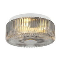 DECKENLEUCHTE Paolina, Rauchgrau und Weiß, 13cm - Grau, Glas (13/30/10cm) - KOSILUM