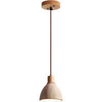 PENDELLEUCHTE Stein & Holz Nordic, Natur - Gelb, Stein (15/15/15cm) - Authentics