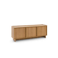 TV SCHRANK: karamellfarbene Eiche, 147 x 55 x 39 cm - Braun, Holzwerkstoff (147/55/39cm) - 3XE LIVING