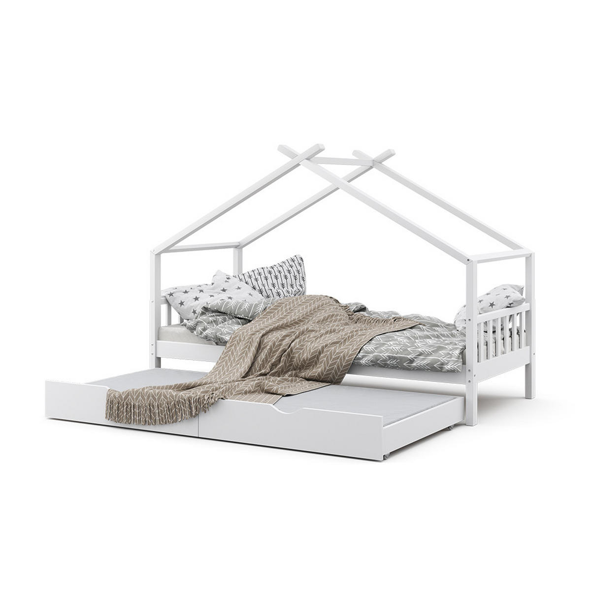 KINDERMATRATZE Weiß 90 x 190 cm H2 Härtegrad - Weiß, Textil (90/190cm) - VitaliSpa