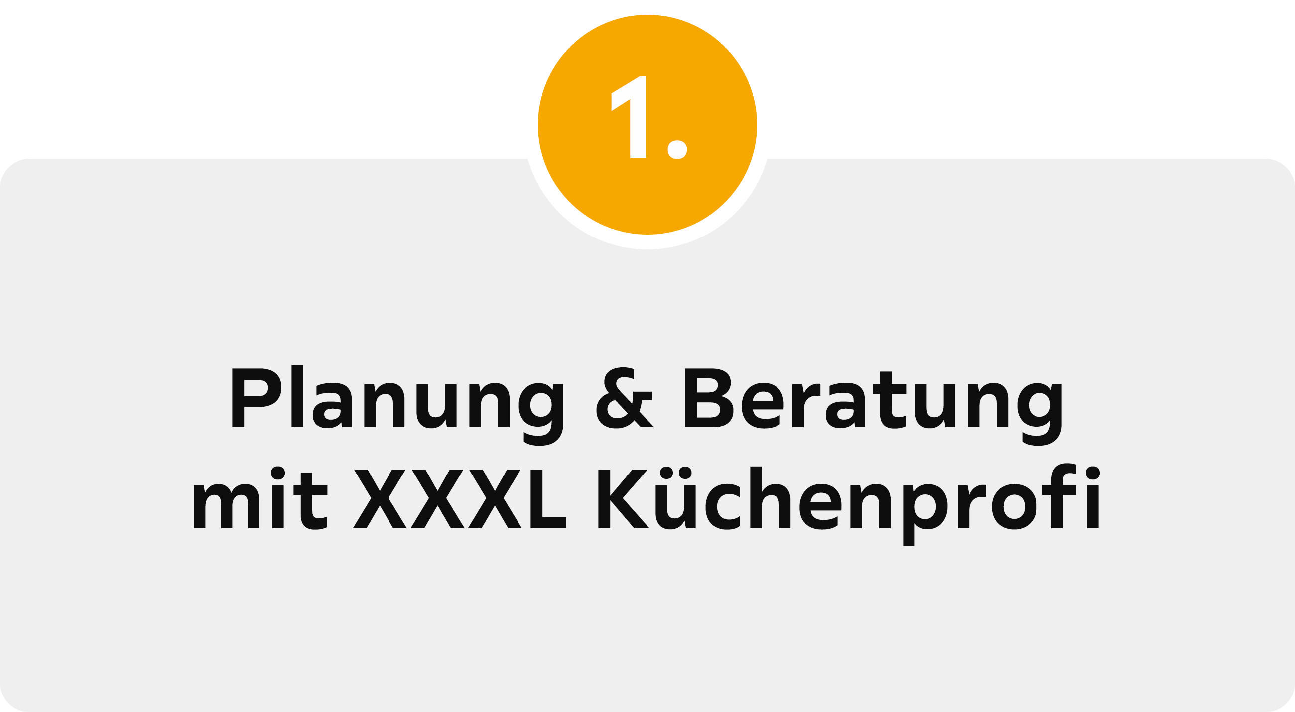 1. Planung und Beratung mit XXXL Küchenprofi
