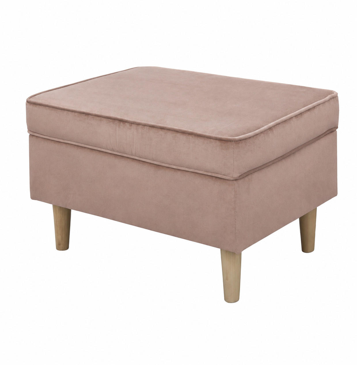 HOCKER Teramo IV 46x68 cm, rosa - Rosa, Kunststoff (68/46/50cm) - Margaret Hadas24