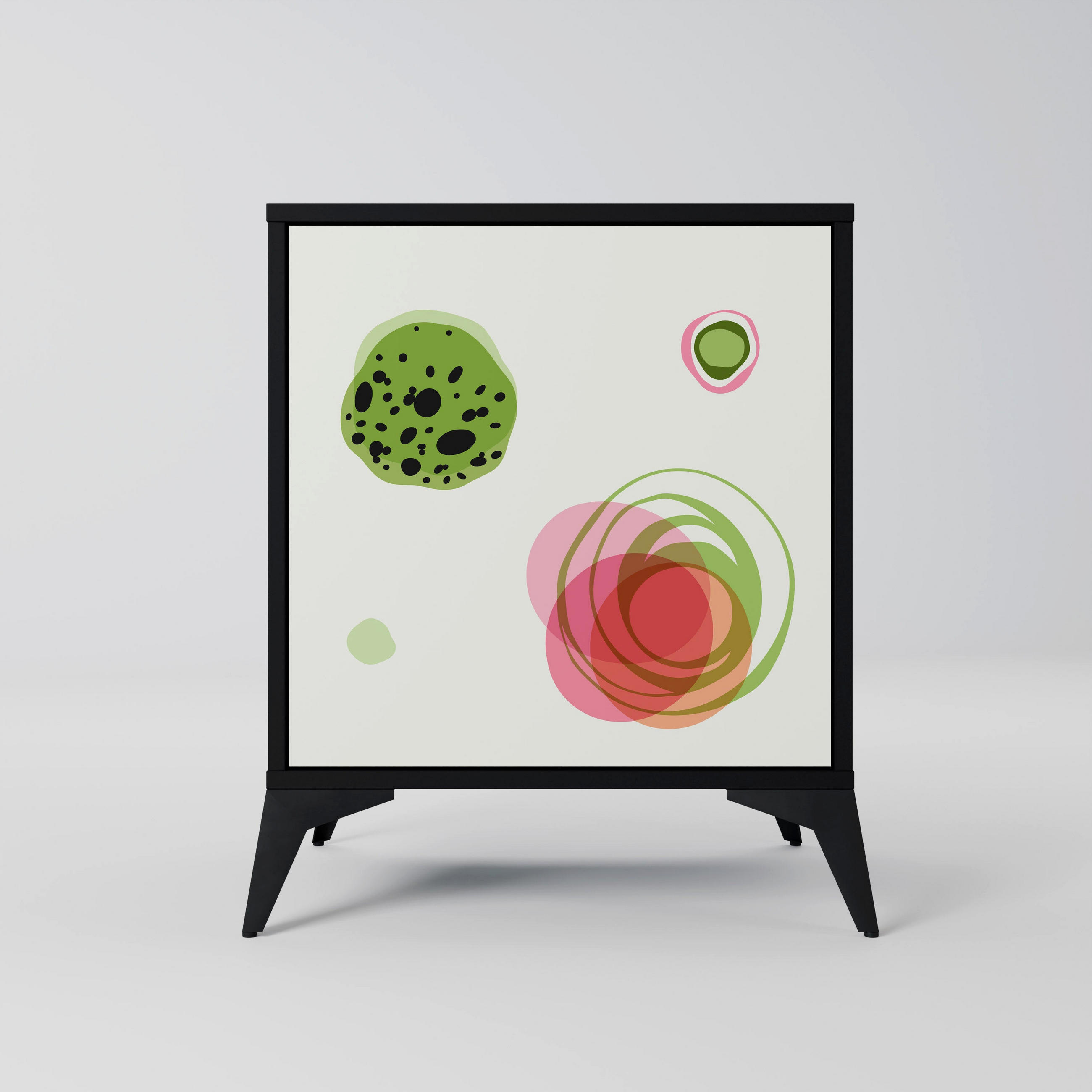 SpaceRebels Sideboard Schwarz 57.5x70.5x42 cm