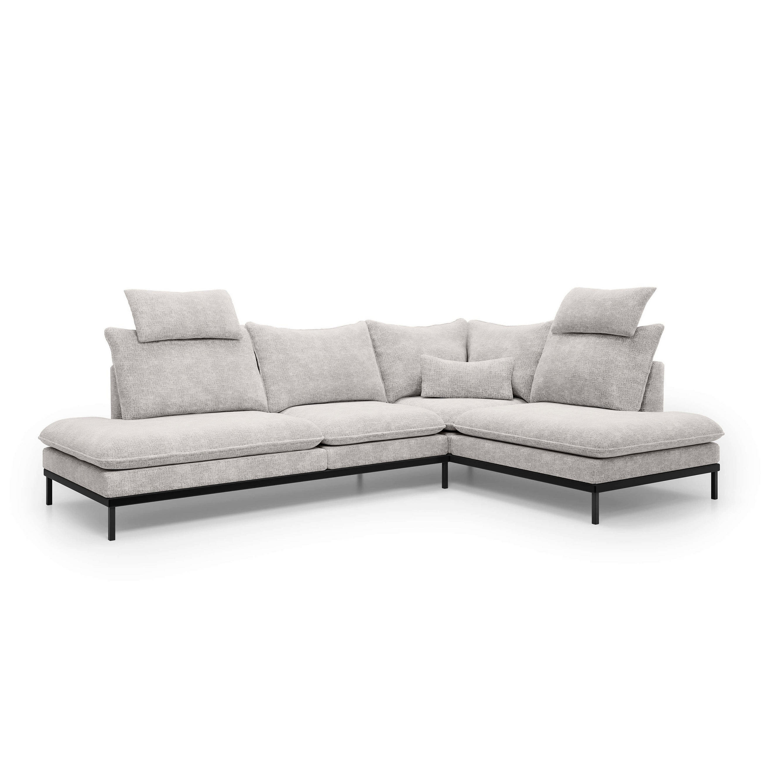 ECKSOFA Leafy Multicolor 293 cm - Multicolor, Textil (293/90/198cm) - Pillovely