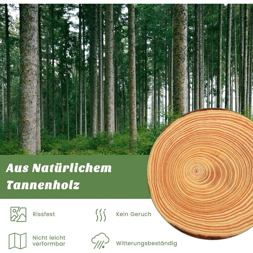 Thumbnail - Costway Hochbeet, Apfelbaum, Holz, 107x70x107 cm, Gartenzubehör, Hochbeete
