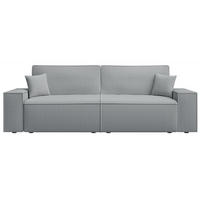 SOFA Farese Grau mit Cordbezug - Grau, Textil (257/85/102cm) - Selsey