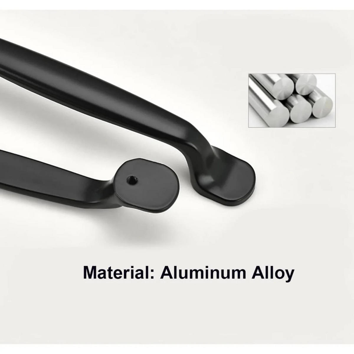 MÖBELGRIFF Schwarz 12er-Set 96 mm - Schwarz, Metall (0.22/0.03/1.3cm)