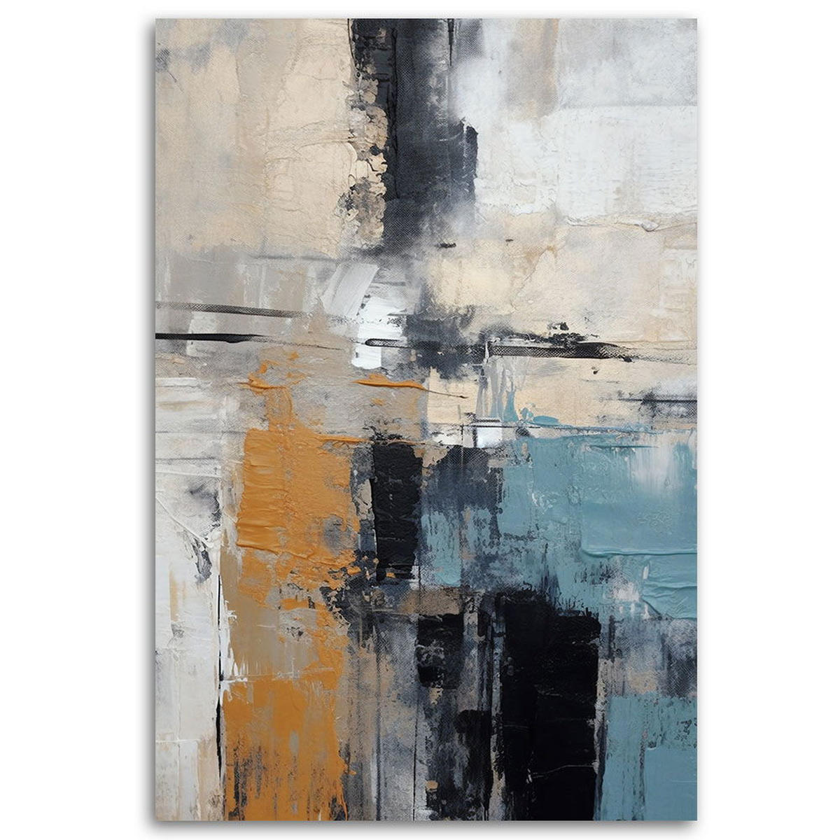KUNSTDRUCK Gold 40/60 cm - Goldfarben, Textil (40/60cm) - KUNSTLOFT