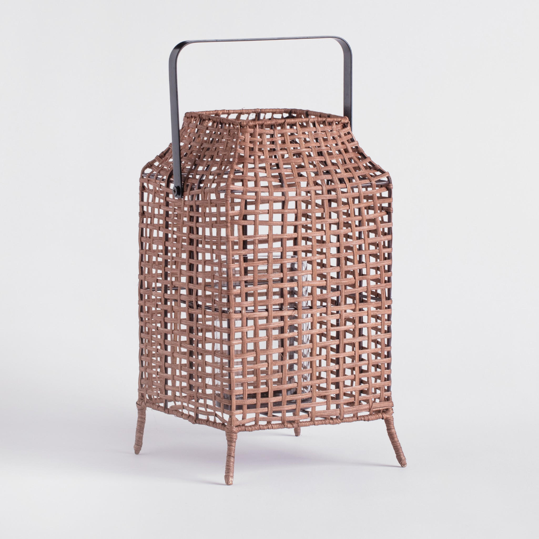 LATERNE Hana - Braun, Naturmaterialien (20/36/20cm) - home&you