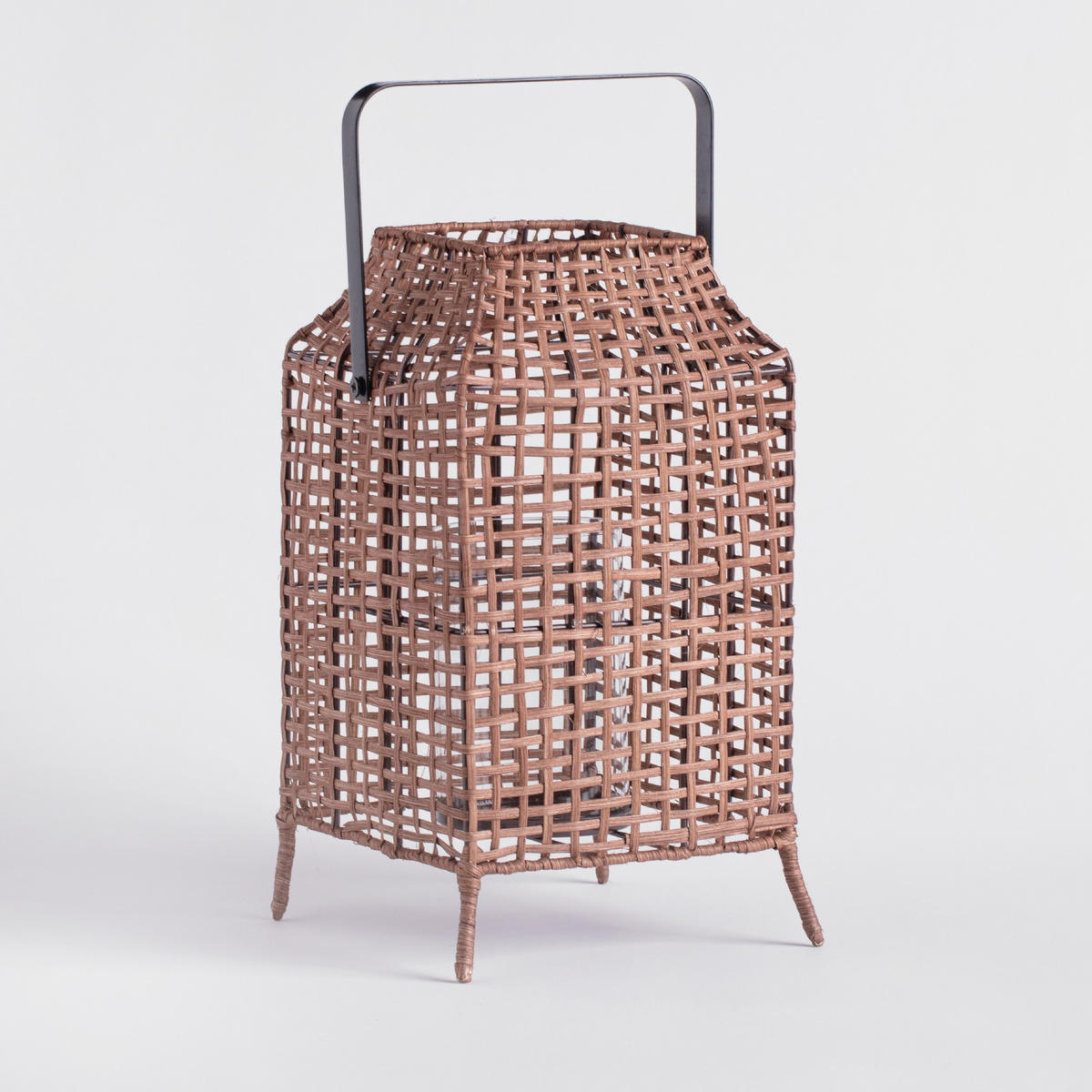 LATERNE Hana - Braun, Naturmaterialien (20/36/20cm) - home&you