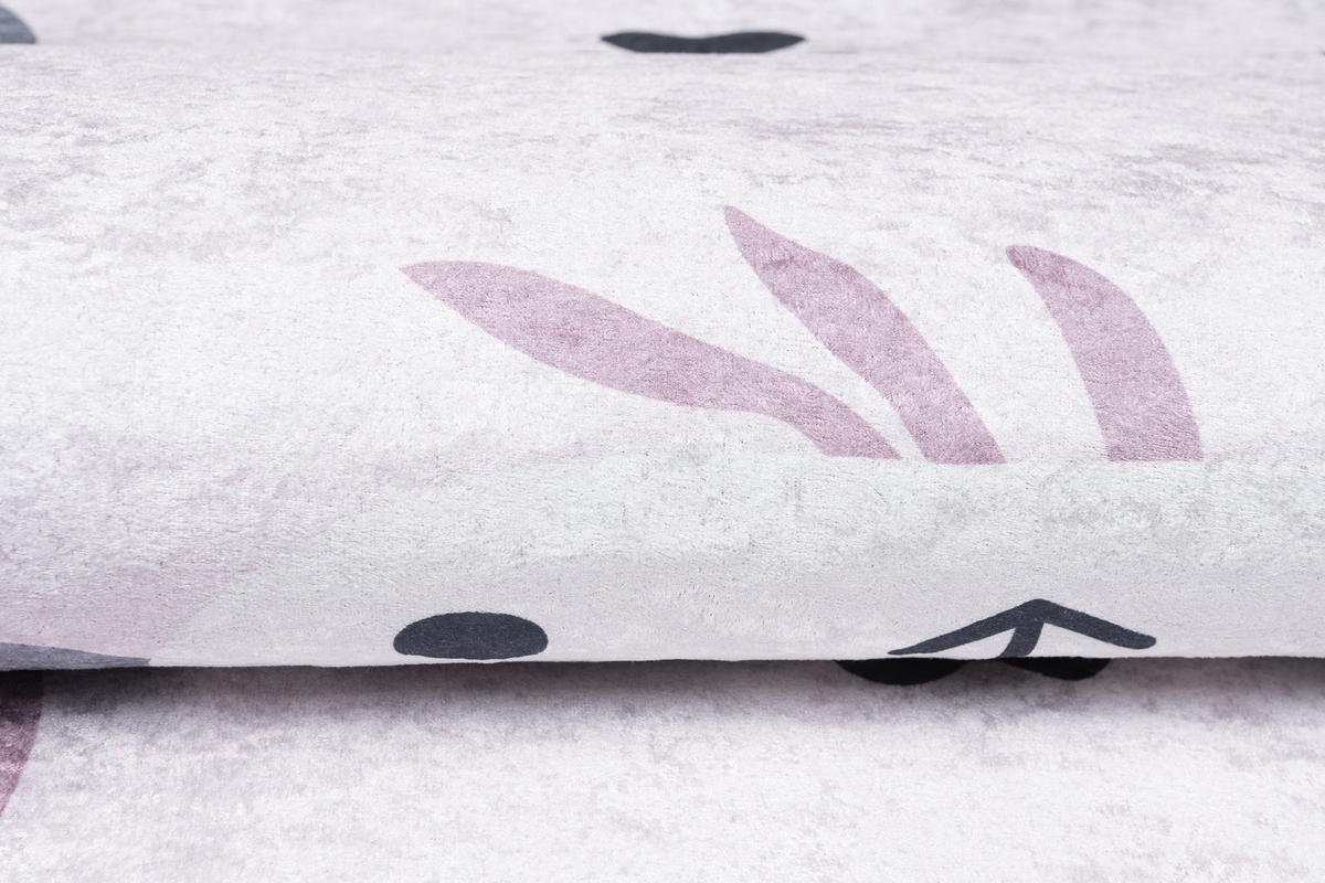 TEPPICH EMMA Grau 160/230 cm - Grau, Kunststoff (160/230cm) - Tapiso