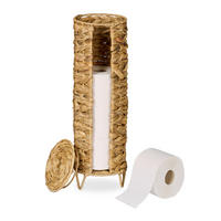 TOILETTENPAPIER-AUFBEWAHRUNG - Hellbraun, Textil (16/50.5/16cm) - Relaxdays
