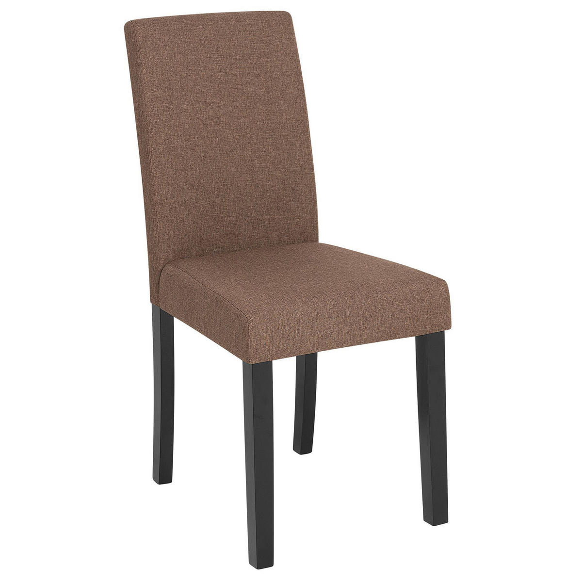 STUHL 2er-Set Polsterbezug Braun Broadway - Braun, Holz/Textil (44/92/45cm) - Beliani