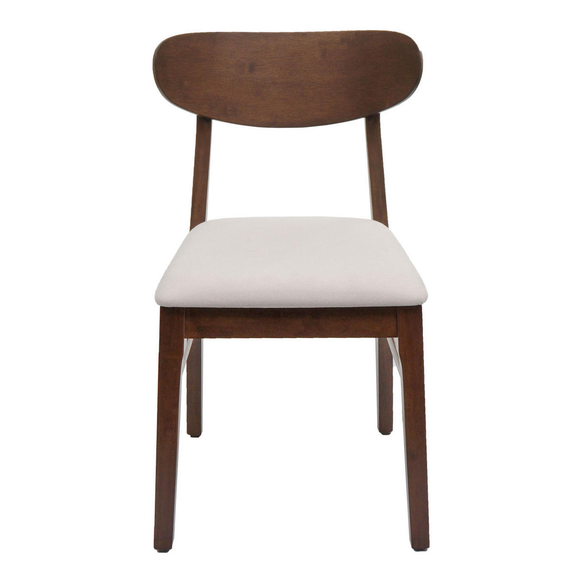 ESSZIMMERSTUHL Braun, Cremeweiß 6er-Set - Creme/Braun, Holz (45/79/49cm) - Jamb
