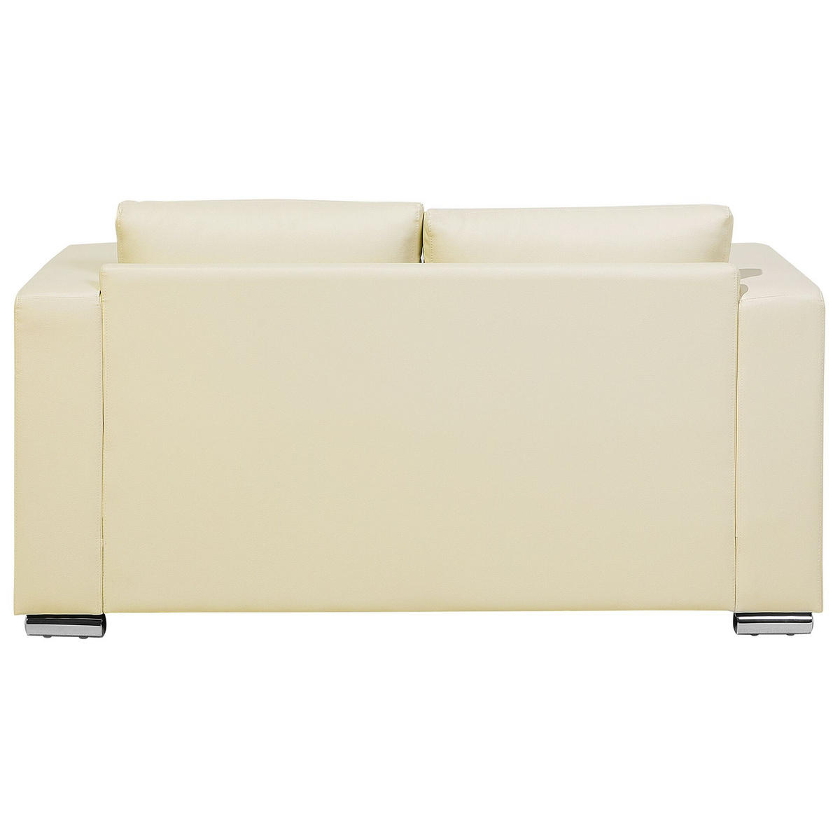 2-SITZER-SOFA Echtleder Beige Helsinki - Beige, Leder/Fell (152/72/76cm) - Beliani