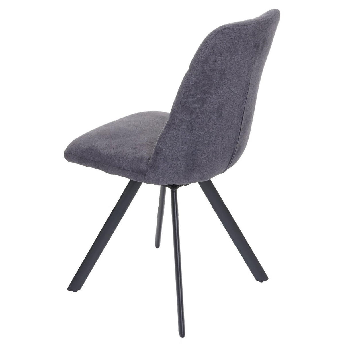 ESSZIMMERSTUHL Anthrazit 2er-Set - Anthrazit, Textil (45/94/45cm) - MCW