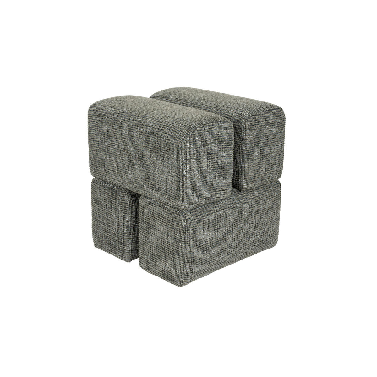 SITZHOCKER Staple Pouf/ Grün - Grün, Kunststoff (40/45/40cm) - Housecraft Living