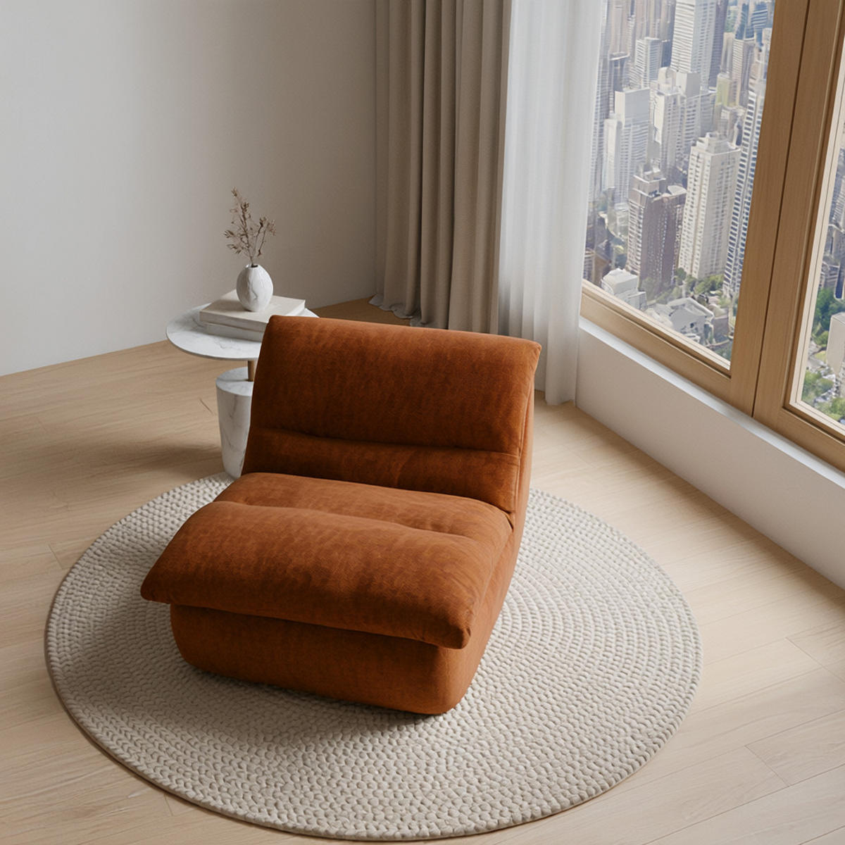 SESSEL Nuvia Schokolade - Dunkelbraun, Textil (80/75/100cm) - COCO Living