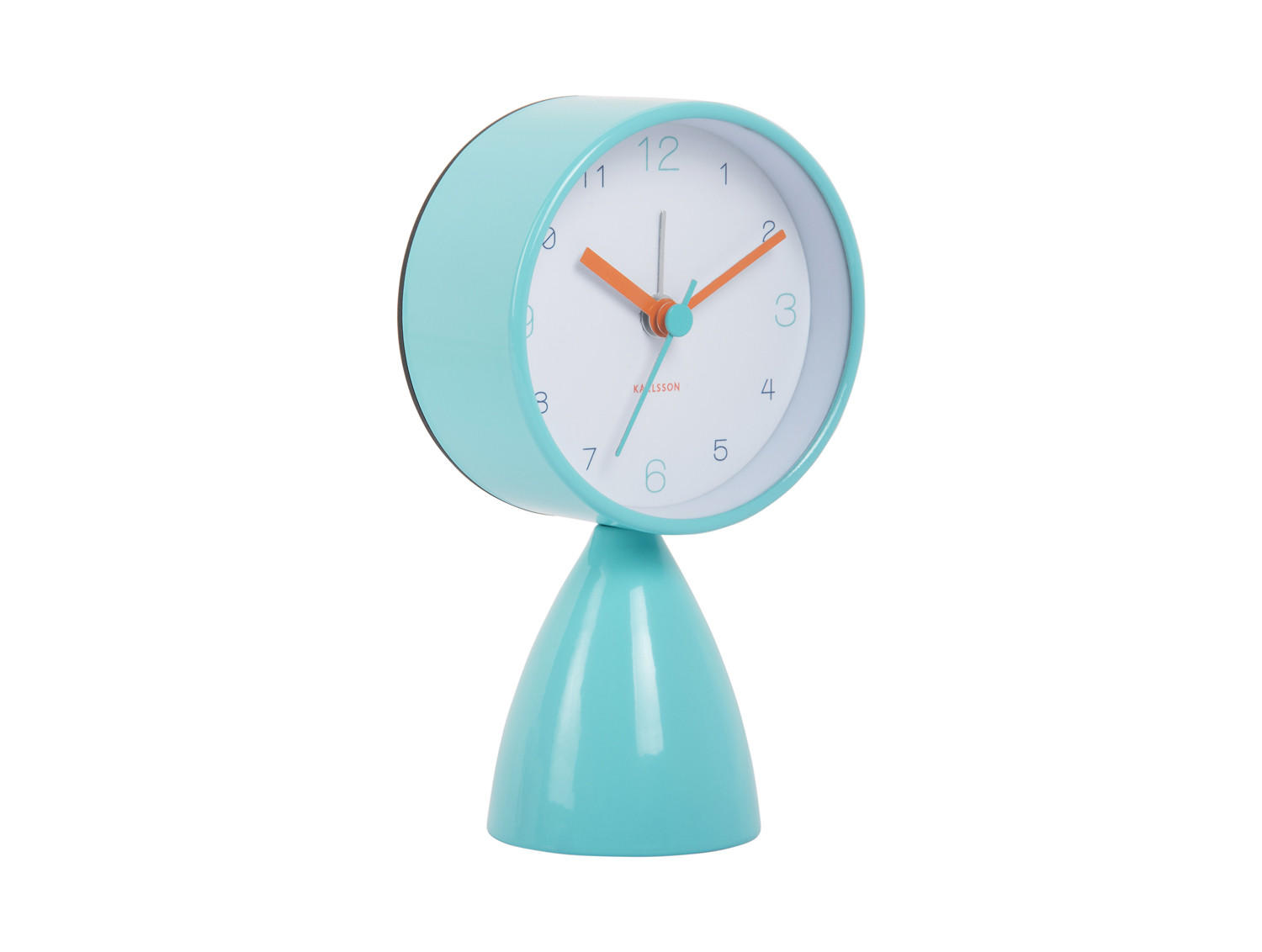 WECKER Funky Vibes 4/7/13 cm - Blau, Metall (7/13/4cm) - Karlsson