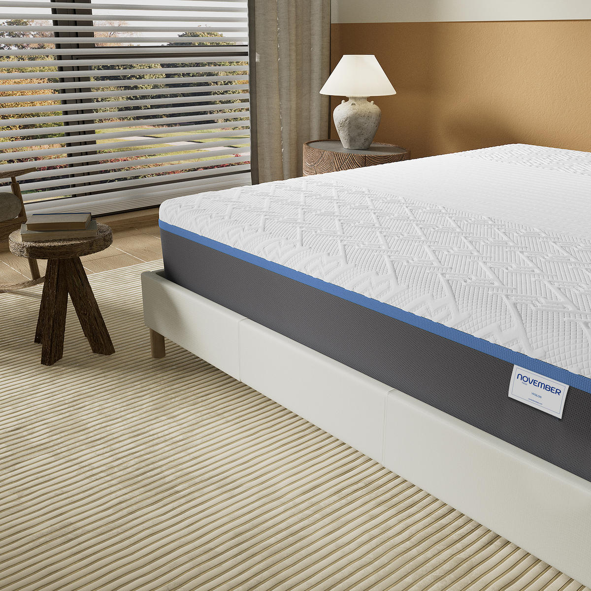 LATEXMATRATZE höhe 28cm 90x190cm H3 - Weiß, Naturmaterialien (90/190cm) - November Sleep