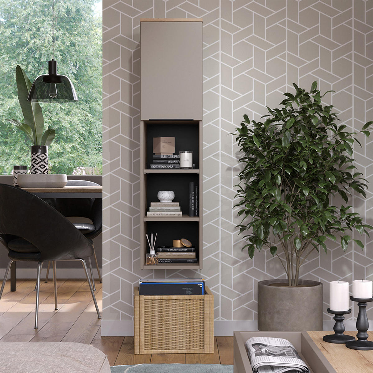 UNIVERZÁLNÍ SKŘÍŇ Wido Greige - šedobéžová, kompozitní dřevo (30.2/120/40cm) - Vicco