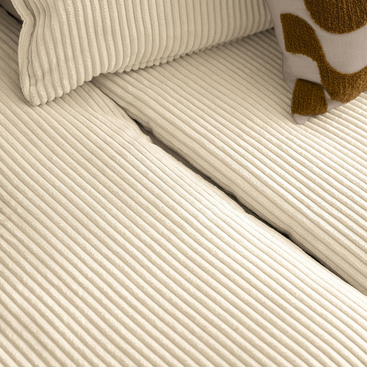 3-SITZER SOFA - Beige, Holzwerkstoff (258/90/116cm) - home24