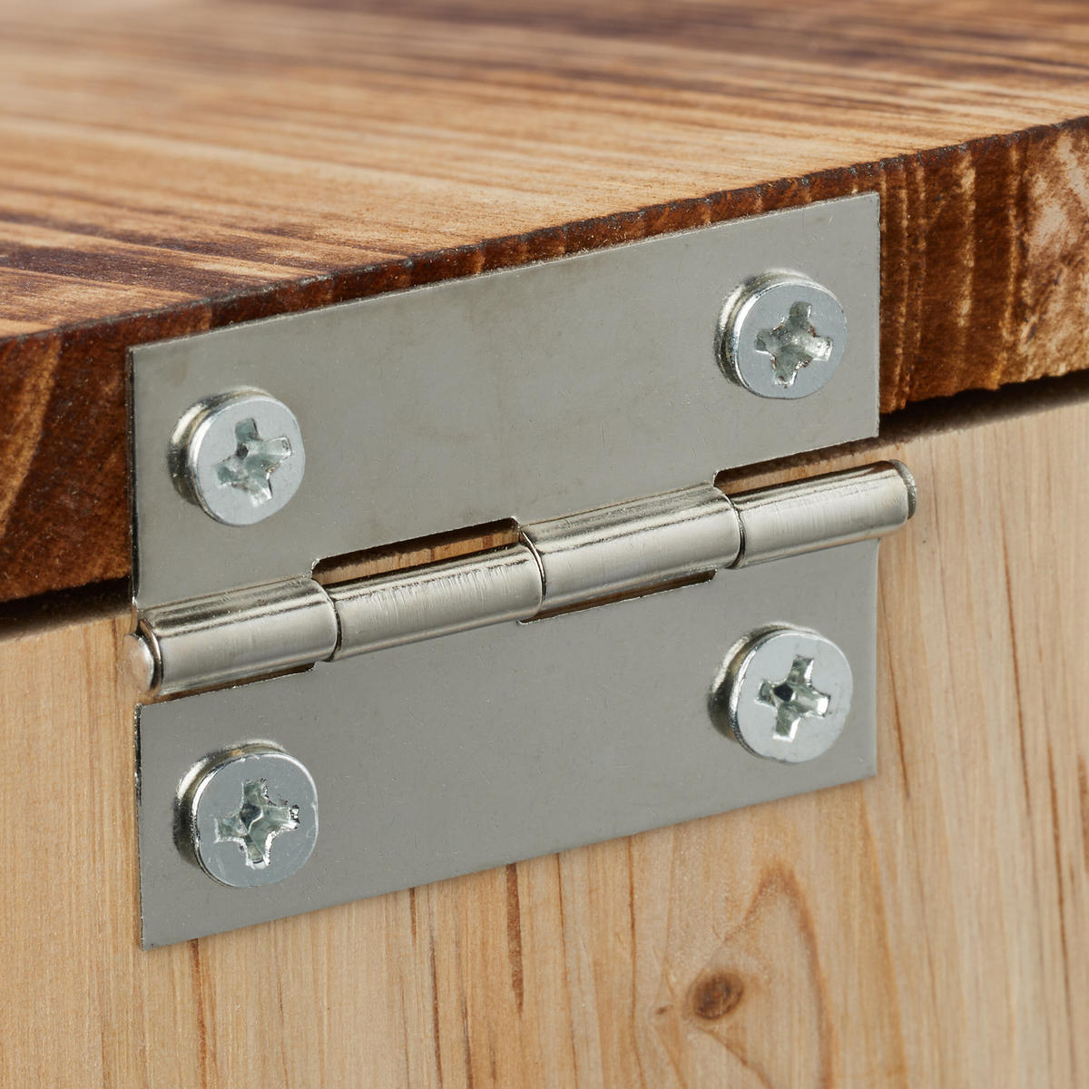 EICHHÖRNCHENFUTTERHAUS - Hellbraun, Holz/Kunststoff (12/17.5/25cm) - Relaxdays