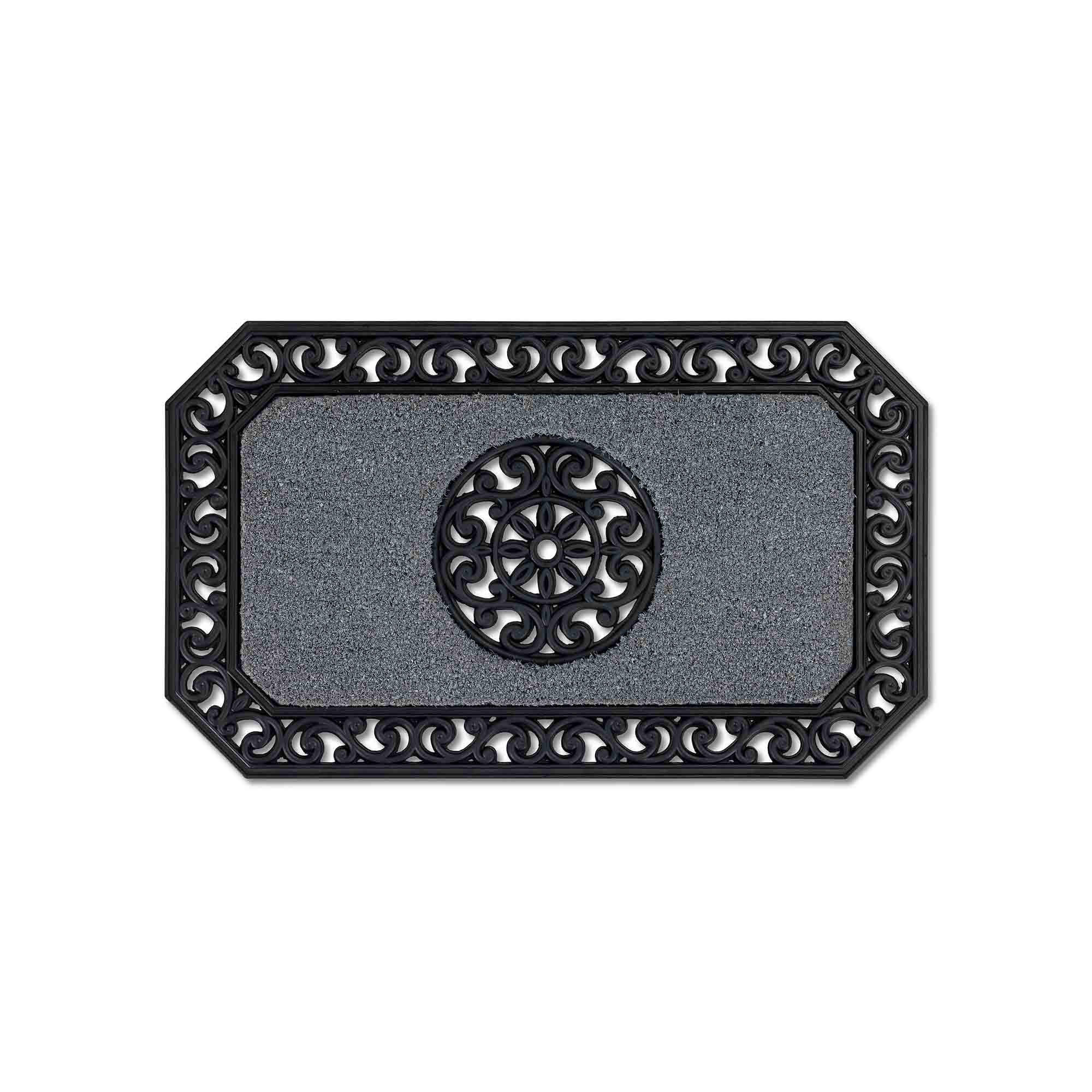 FUSSMATTE FÜR INNEN & AUßEN COCO TWIN - Grau, Textil (45/75cm) - Astra