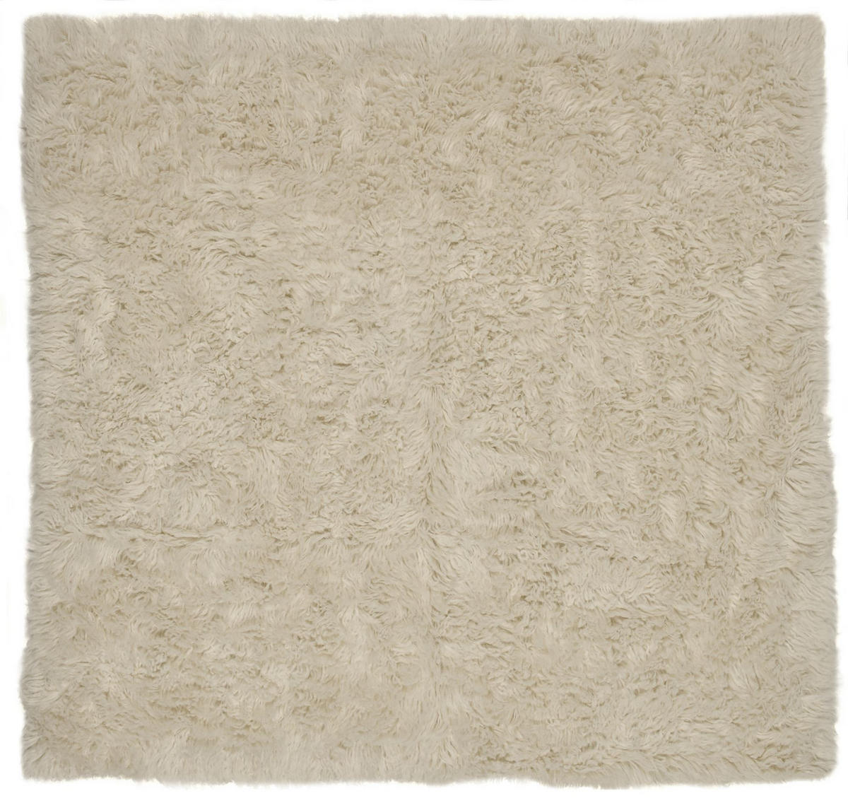 TEPPICH Luxus Flokati 2500 125x125 cm - Champagner, Textil (125/125cm) - Rug and Roll