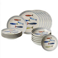 TELLER-SET Maro bunt 18er Set - Multicolor, Keramik (2/2/2cm) - Ritzenhoff Breker
