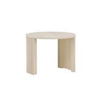 COUCHTISCH, Bristol, Whitewash, MDF, 60 x 60 x 45 cm - Weiß, Holzwerkstoff (60/60/45cm) - ebuy24